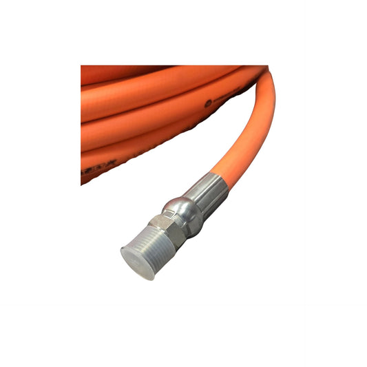 HiVis Orange Soft Wash Hose ( 1/2" ID SS Ends ) - Expert Power Wash