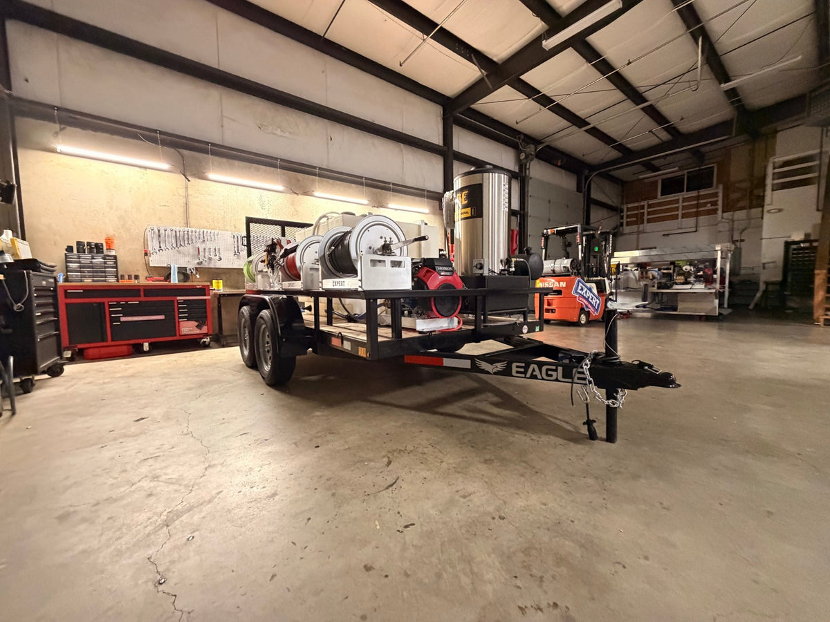 Hot Eagle Pressure Washing Dual Axle Trailer - Expert Power Wash