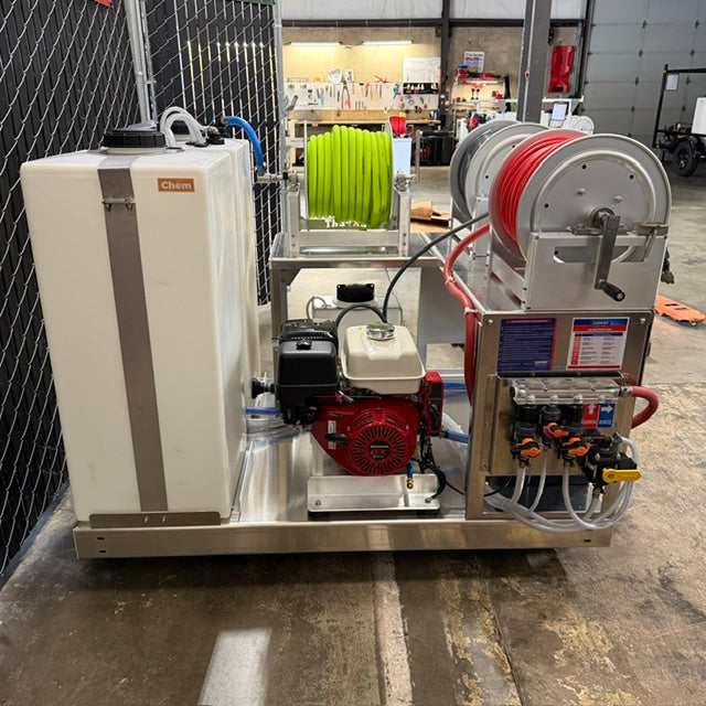 Ultimate Mini Pressure Washing and Soft Wash Truck Skid - #261