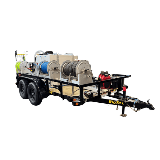 Keith’s Dual Axle 6.5 X 12 ft Pressure Washing Soft Wash Trailer Setup - Expert Power Wash