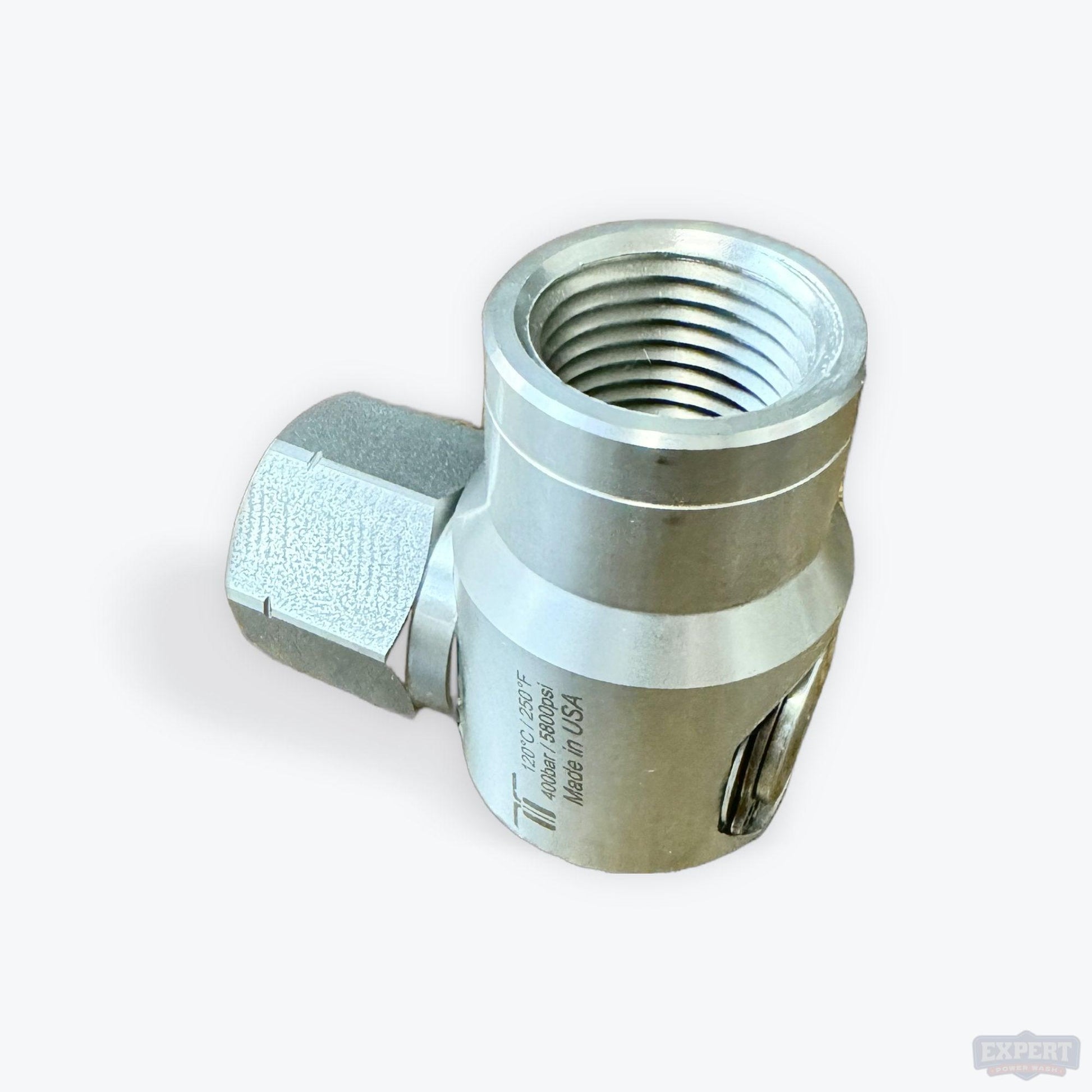 Mosmatic 1/2” Stainless Hose Reel Swivel - Pressure Washing Skids