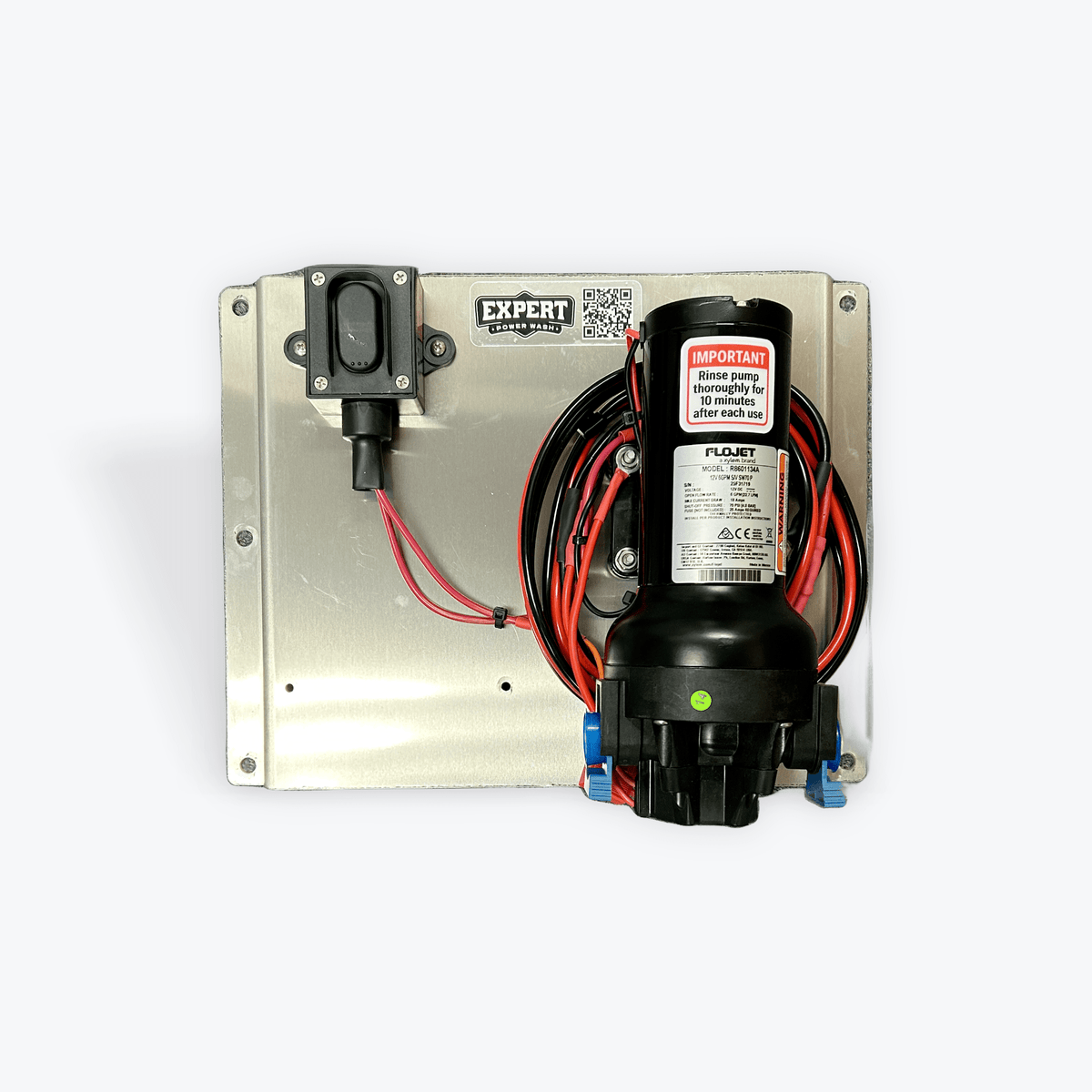 Plate Mounted FloJet 6GPM Soft Wash Pump - Expert Power Wash