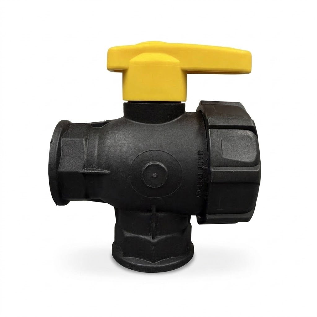 Polypropylene 3-Way Ball Valve - Expert Power Wash