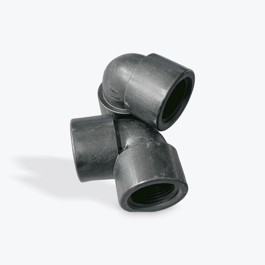 Polypropylene, 90 Degree Elbow FPT, 1/4" to 3" Sizes - Pressure Washing Skids