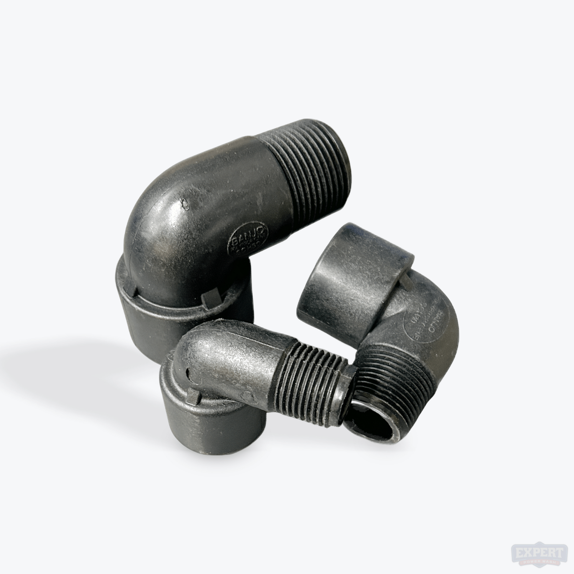 Polypropylene, 90° Street Elbow, MPT x FPT, 1/2" to 1" Sizes - Expert Power Wash