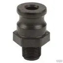 Polypropylene Camlock Male Adapters, 1/2" - 1" Sizes - Pressure Washing Skids