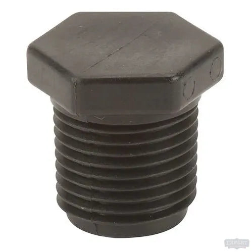 Polypropylene Plug MPT, 1/4" - 3"Sizes - Pressure Washing Skids