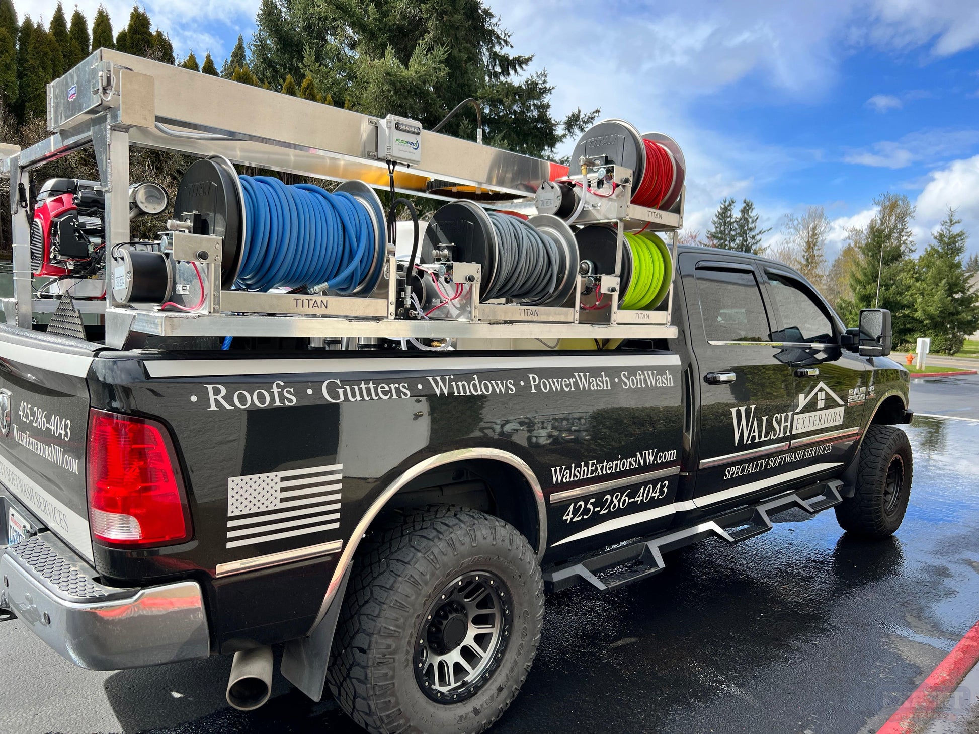 Pressure Washing and Soft Wash Truck Skid- The Workhorse - Pressure Washing Skids