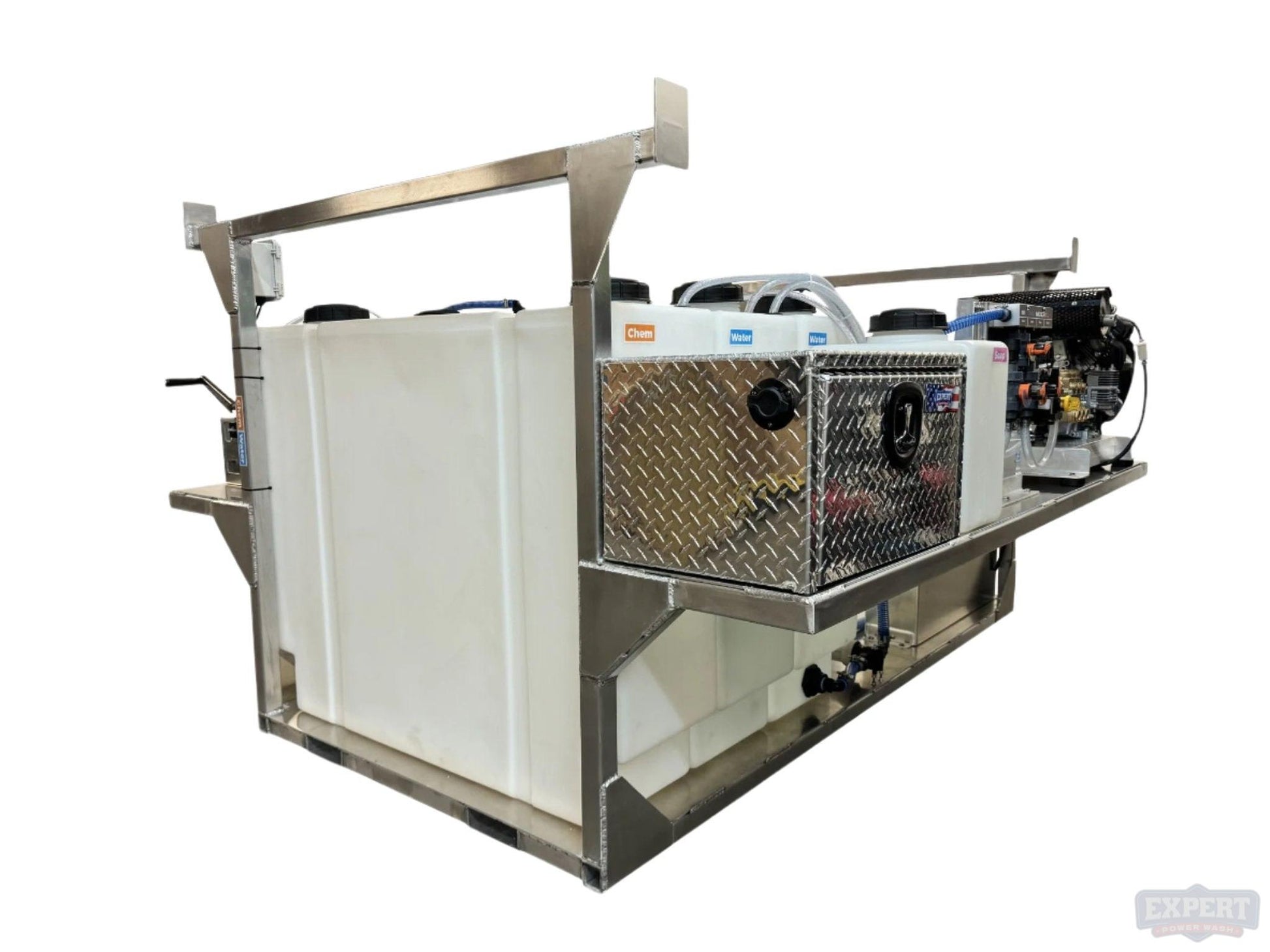 Pressure Washing and Soft Wash Truck Skid - The Workhorse - Pressure Washing Skids