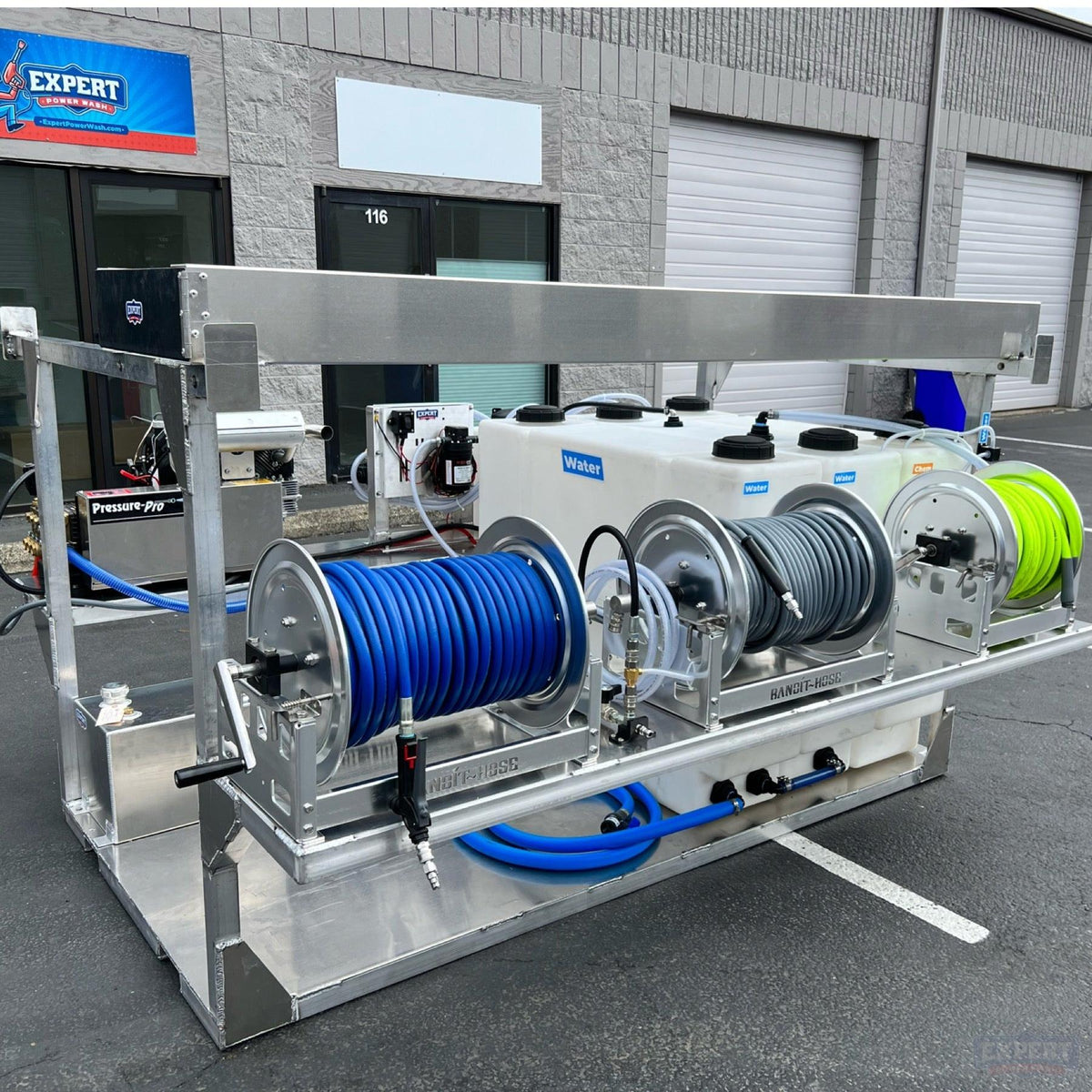 The Workhorse Pressure Washing and Soft Wash Truck Skid - Expert Power Wash