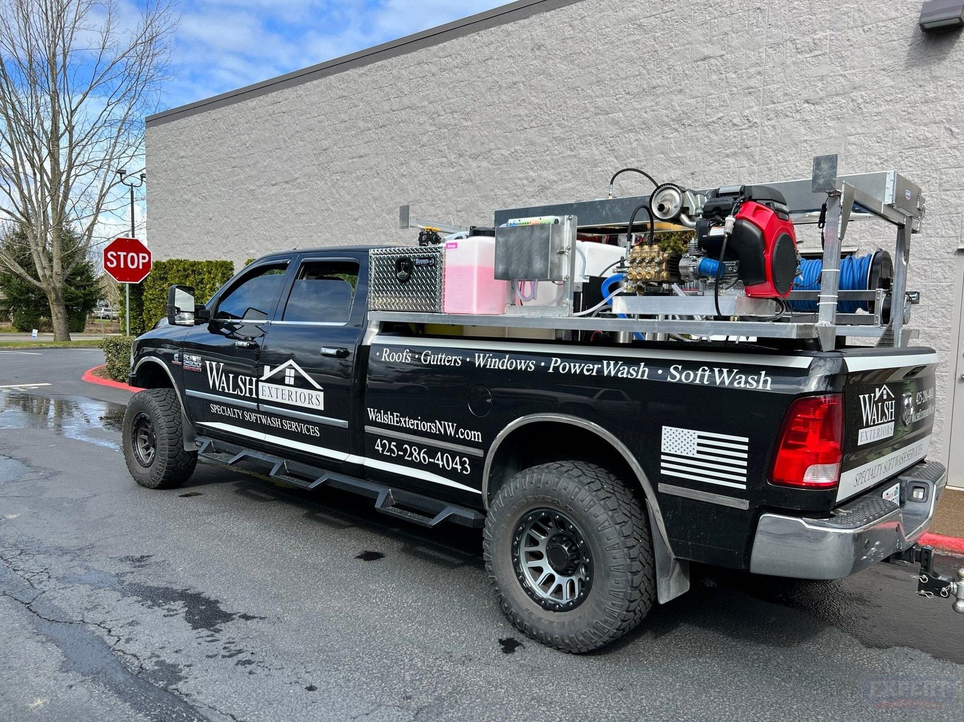 Pressure Washing and Soft Wash Truck Skid- The Workhorse - Pressure Washing Skids