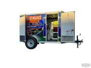 Pressure Washing Mini Enclosed 5x8 Trailer Build - Kyle's Build - Expert Power Wash