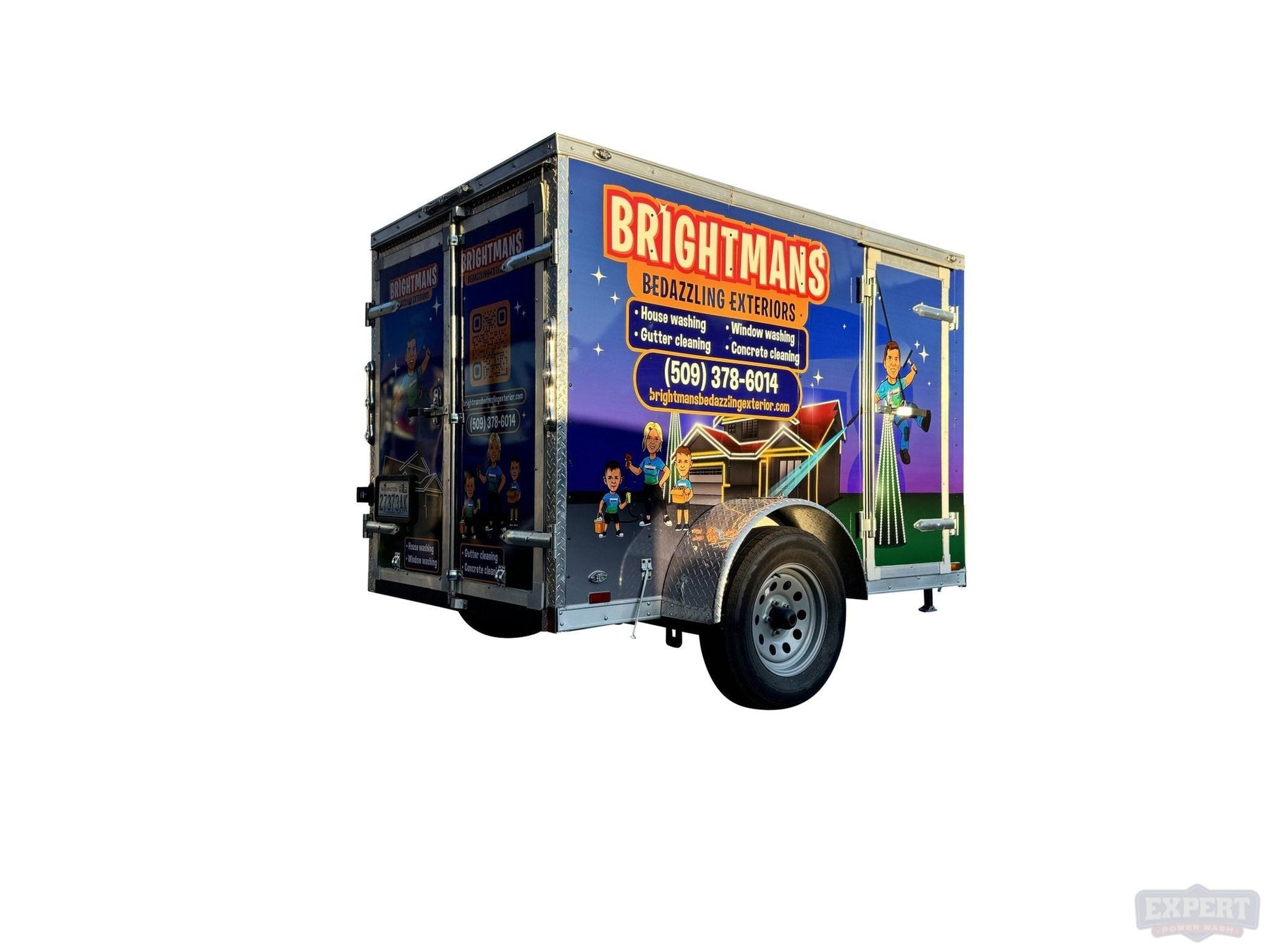 Pressure Washing Mini Enclosed 5x8 Trailer Build - Kyle’s Build - Pressure Washing Skids