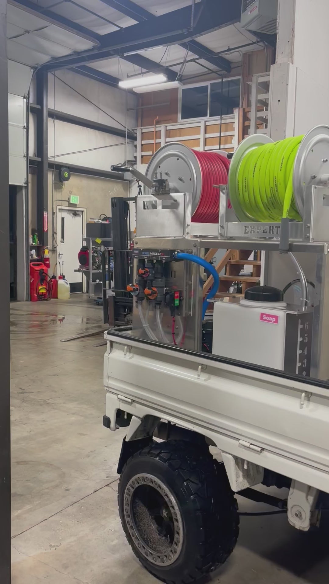 Load video: Kei Truck Mini Pressure Washing Skid
