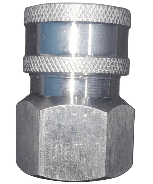 Stainless Steel Socket Coupler 3/8 QC x 1/2" FNPT - Expert Power Wash