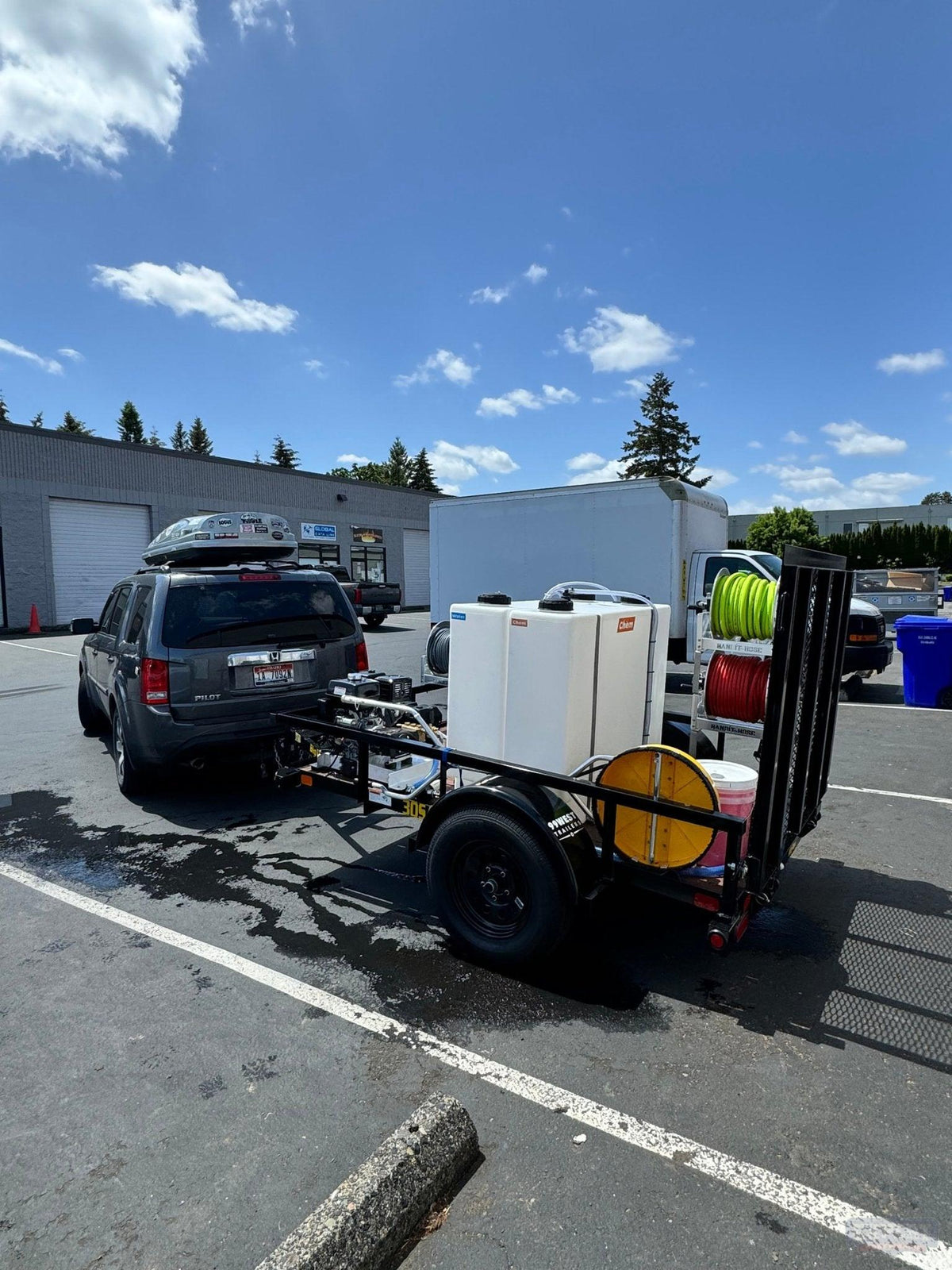 The Portlandian Mini Pressure Washing Trailer - Expert Power Wash