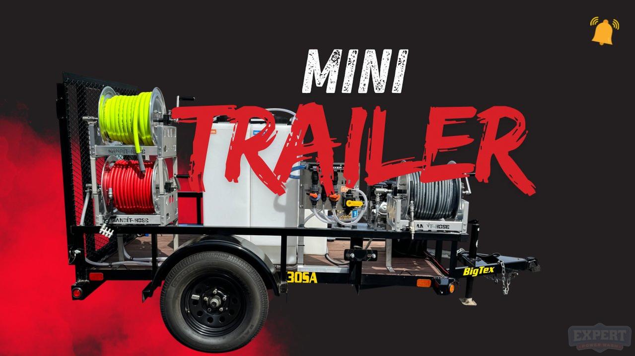 The Portlandian Mini Pressure Washing Trailer - Pressure Washing Skids